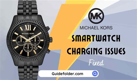 michael kors smart watch not charging|michael kors grayson smartwatch charger.